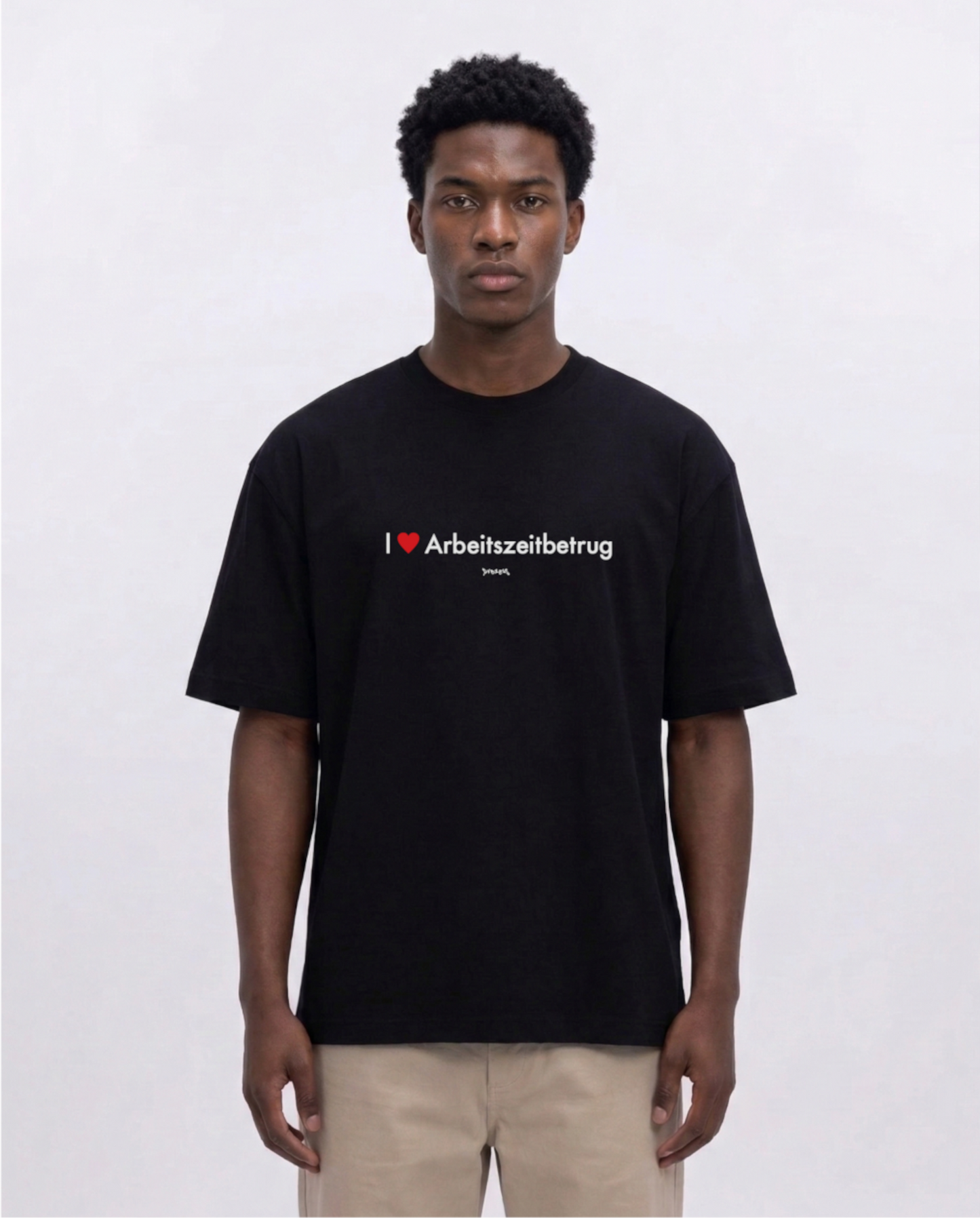 T-Shirt - I ❤️ Arbeitszeitbetrug
